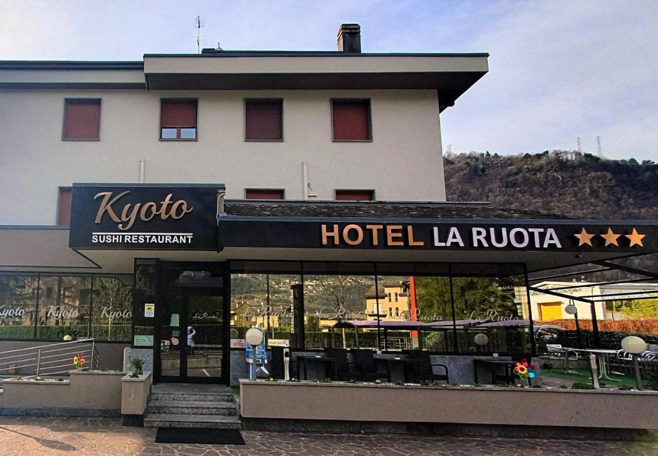 Hotel La Ruota Morbegno Exterior foto